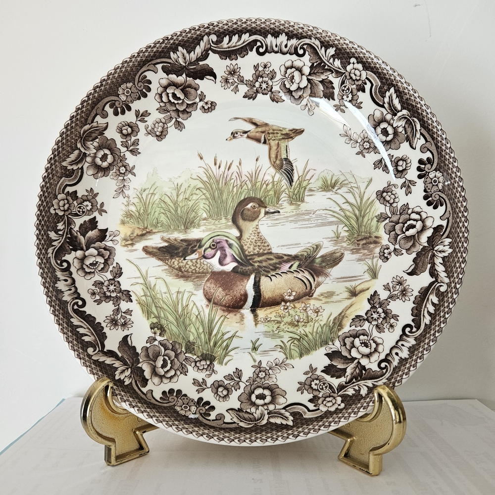 Spode Woodland Wood Duck Pasta Bowl